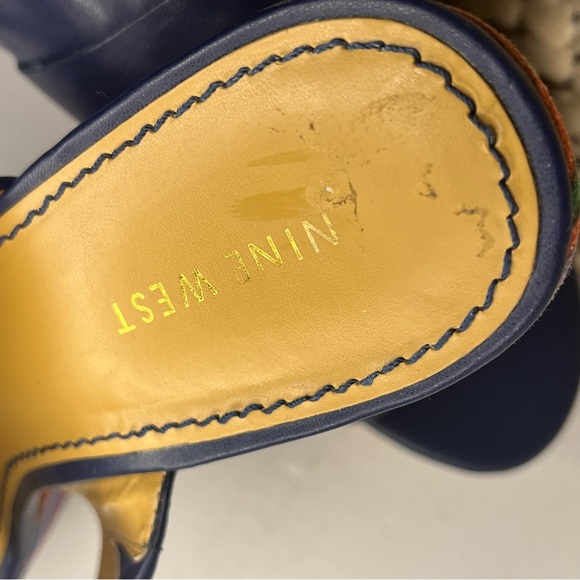 Vintage Nine West Rainbow Platform Heels - Picture 8 of 10